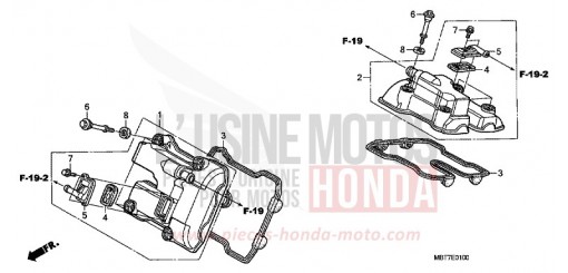 CYLINDER HEAD COVER XL1000V7 de 2007